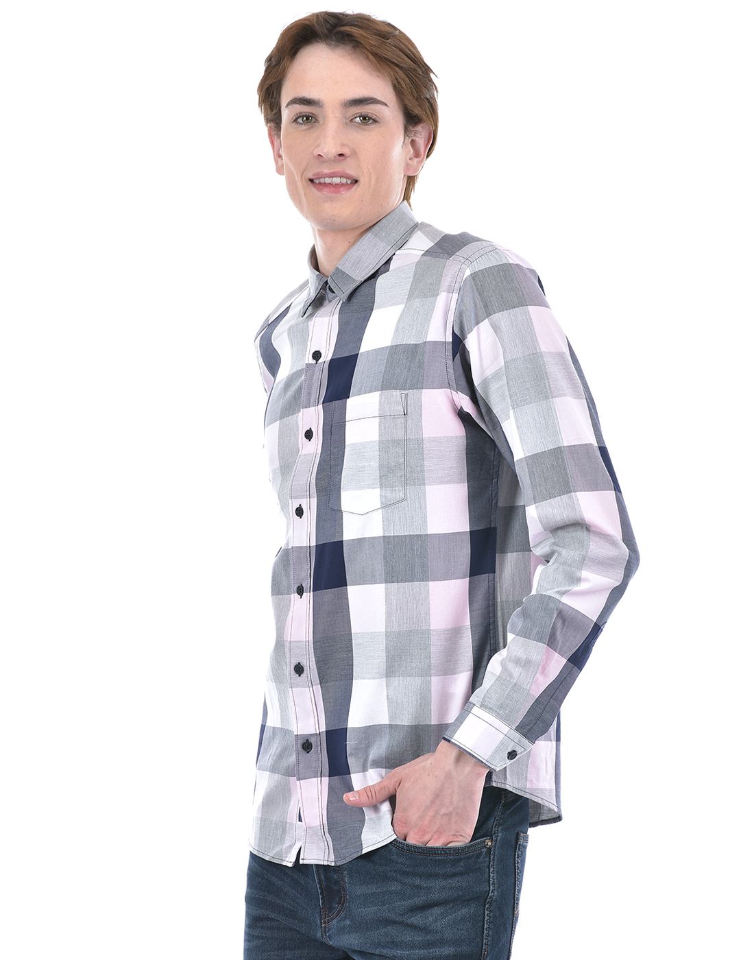 Numero Uno Men Checkered Multicolor Shirt